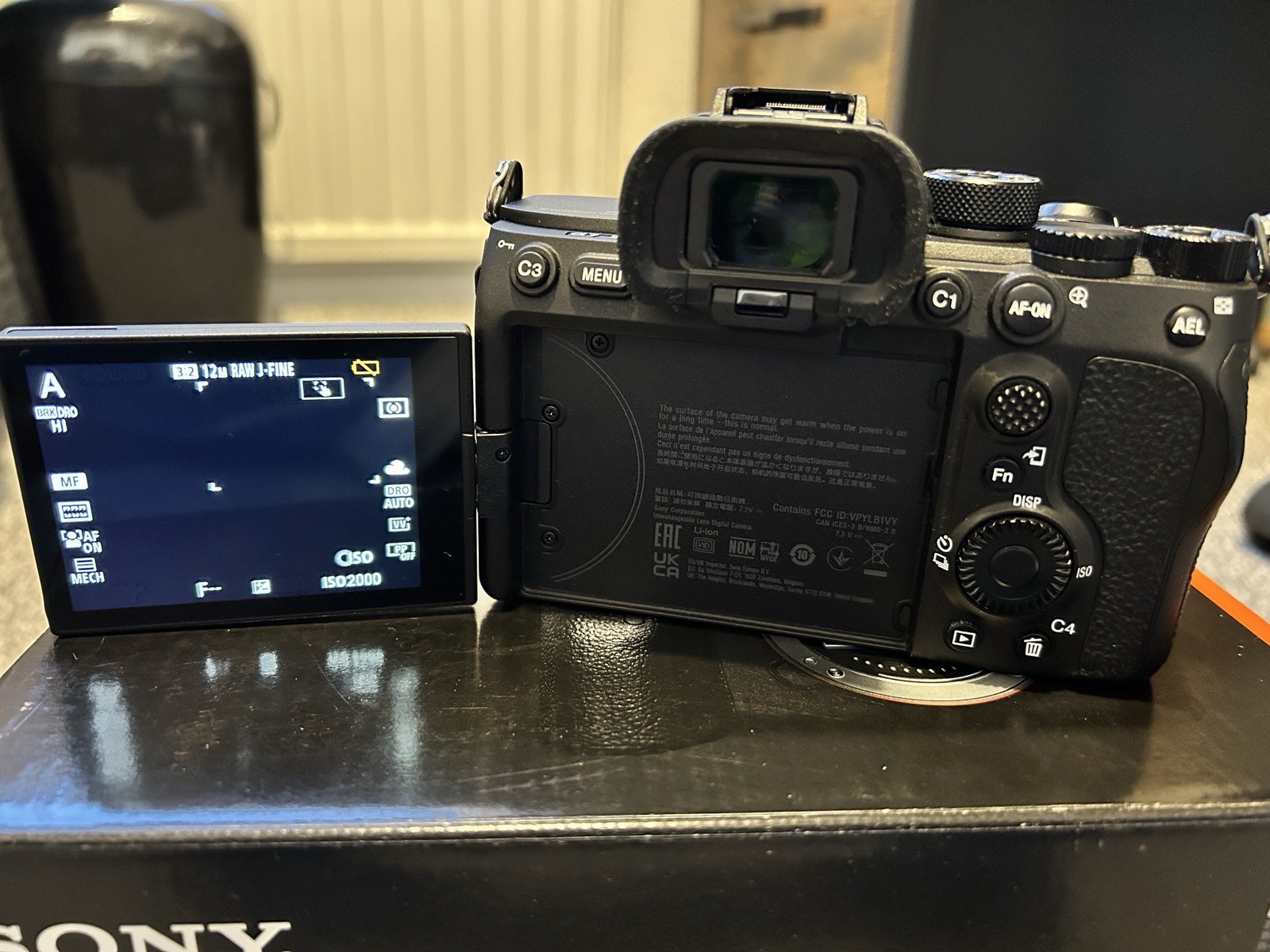 Sony A7 IV rear screen open